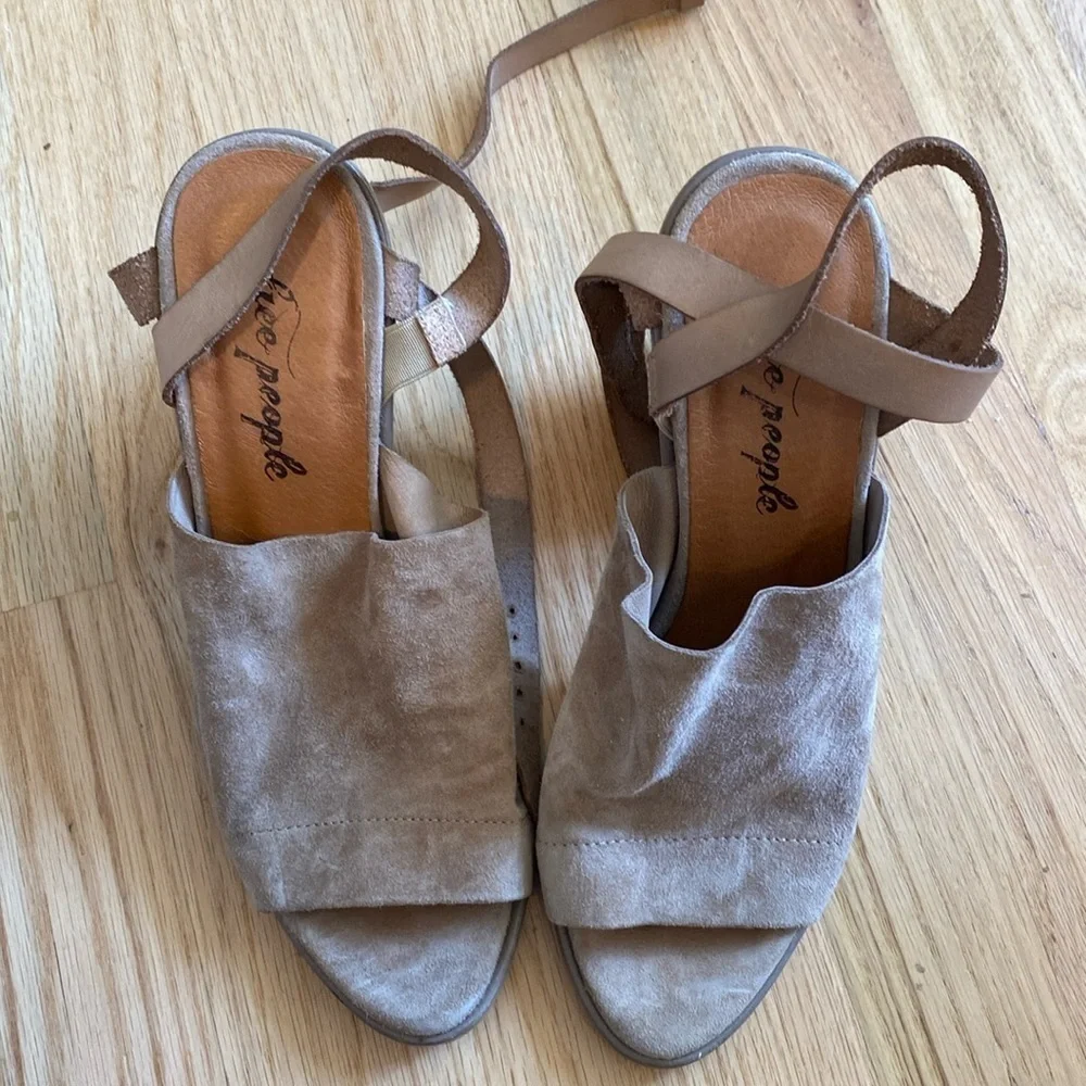 Free People See Ya There Suede Heel